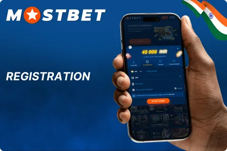 Registration via Mostbet app