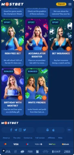 Mostbet Bonuses