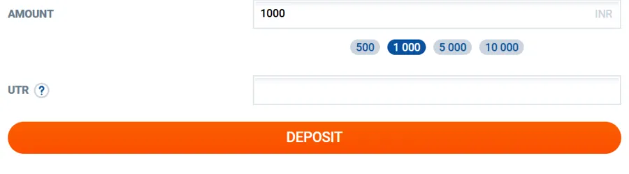 Deposit in Mostbet